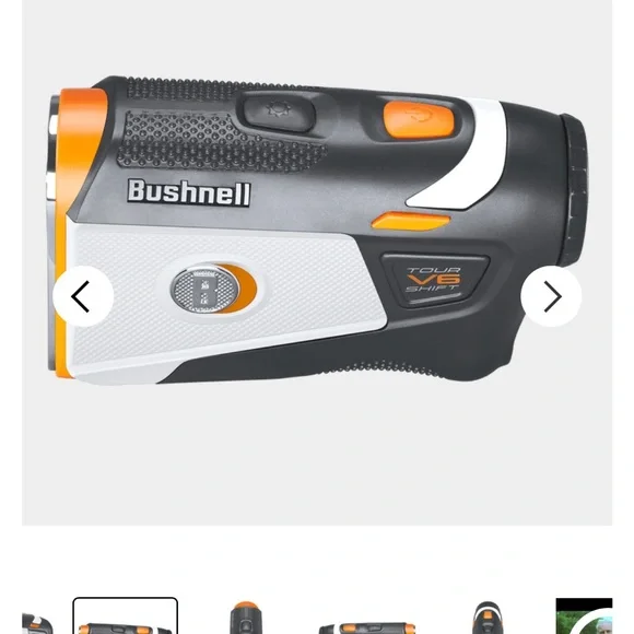 Bushnell Tour V6 Shift Rangefinder - White & Orange - Picture 4 of 9